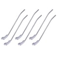thumbnail image 1 of EeaseMX Juego de 6 cucharas de acero inoxidable ovaladas de metal para beber, reutilizables, para cóctel (color principal), 1 of 8