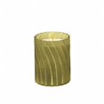 thumbnail image 1 of The Veda Company 1003EH Soyveda Elements Swirl Glass Candle 8. 5 oz. , Earth, 1 of 1