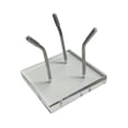 thumbnail image 3 of Pedestal del soporte de exhibición de roca de roca de lana de brazo de metal con soporte mineral de base acrílica para rocas Oficina de mesa de coral Estilo E, 3 of 8