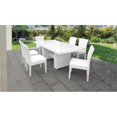 thumbnail image 1 of Table de Salle à Manger Patio Rectangulaire Monaco avec 6 Chaises Sans Bras, 1 of 2