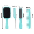 thumbnail image 2 of Set de cepillo para el cabello con paleta desenredante y peine para todo tipo de cabello, kit de peinado para cabello rizado y grueso., 2 of 5