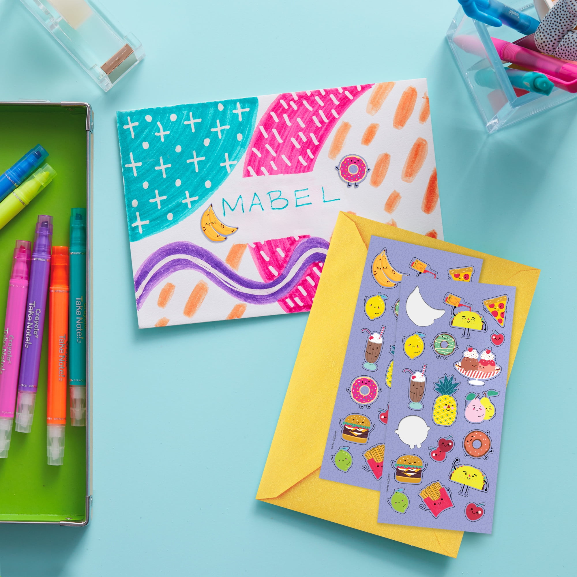 Hallmark Stickers (Fun Foods), 4 Sheets