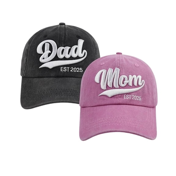 Yuanlong Unisex Baseball Caps Washed Embroidered Cap Adjustable Casual Everyday Wear Classic Dad Hat