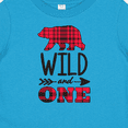 thumbnail image 4 of Inktastic Plaid Bear Wild and 1 with Arrow Boys or Girls Baby T-Shirt, 4 of 5