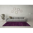 thumbnail image 3 of Ahgly Company Indoor Rectangle Abstract Purple Modern Area Rugs, 3' x 5', 3 of 4
