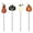 Multicolor, variant on Anmrize Glowing Pumpkin Stake Lights, Jack O Lantern Yard Stakes, Halloween Glowing Pumpkin Stake Lights Jack O Lantern Lawn Path Stakes Outdoor Weatherproof Holiday Landscape Pathway Lighting, Black