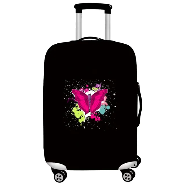 Housse de Protection pour Bagages Accessoires de Voyage Valise Anti-Poussière Résistante à l'Usure Série Papillon Étui de Protection Mode 2024 8Butterfly018 S