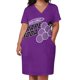 thumbnail image 3 of Vestido largo holgado con bolsillo y logo de Grape Soda, ropa de verano para mujer, novedades de verano 2025, vestidos de cóctel., 3 of 7