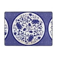 thumbnail image 7 of Area Rugs For Living Room Decor - Blue And White Porcelain Soft Anti Slip Throw Washable Rugs 5x7 For Bedroom, Indoor Carpet For Bedroom Living Room 80x58In, 7 of 7