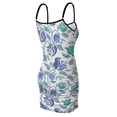 thumbnail image 6 of Ladies Elegant Sling Sleeveless Sexy Dress floral, 6 of 6