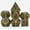 Bronze, variant on Cusdie 7 PCS/SET DND Metal Dice, Steampunk Polyhedral D&D Dice Set, Metal Dice Set for Role Playing Game D&D Dice MTG Pathfinder
