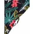 thumbnail image 4 of 2024 Robe Vintage d'Été pour Femmes à Imprimé Perroquet et Oiseau, Décontractée, Verte, Rétro, Pin-Up, Pin-Up, Robe de Fête Rockabilly Années 50 60, Robe Soleil Évasée, 4 of 7