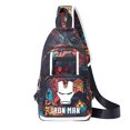 thumbnail image 1 of Bolso de pecho periférico de reunión de Marvel para hombre, bolso cruzado con escudo de la divinidad, Bureau, Iron Man, Spider Man, Death Assistant, 1 of 1