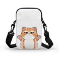 thumbnail image 2 of HELLHERO Double-layer Polyester Adjustable Shoulder Strap Crossbody Bag Women 4.33x1.97x7.09 Hummingbird Music Pattern, 2 of 7