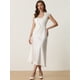 thumbnail image 4 of Cárdigan de Encaje sin Mangas para Mujer Cárdigan Blusa Elegante sin Mangas blanco XL, 4 of 6
