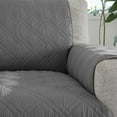 thumbnail image 2 of SureFit Gemma Corner Sectional Sofa Cover Furniture Protector, Waterproof Pet Protector Furniture Covers, Gray, 2 of 7