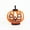 Orange, variant on LOWLHOME Halloween Pumpkin Skull Lamp, Halloween Hollowed-Out Pumpkin Decoration Piece, Indoor And Outdoor Decorative Terrifying Glowing Pumpkins, Orange