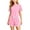 Z19 Pink, variant on Mifsaly 2 Piece Short Sets for Girls Summer Short Sleeve Crewneck Cropped T-Shirts and Athletic Shorts Kids Breathable Casual Sportswear Clothes