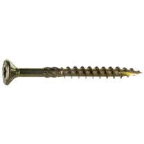 #9 x 2" Zinc Plated Steel Star Drive Interior Nibs Bugle Head Wood Screws