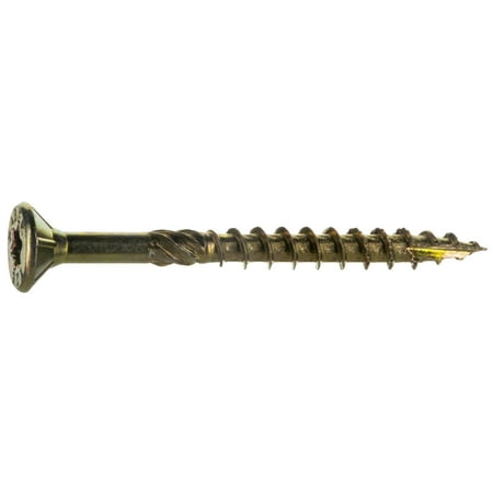 

#9 x 2 Zinc Plated Steel Star Drive Interior Nibs Bugle Head Wood Screws
