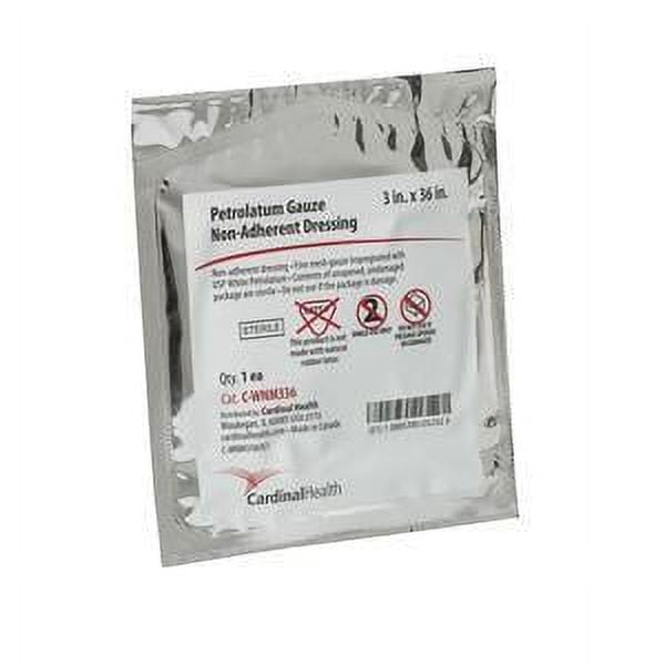 Vaseline Sterile Non-adherent Petrolatum Gauze Strip, 3" X 36" Each (1 Each)