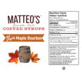 thumbnail image 5 of Matteo's Sugar Free Coffee Syrup, Maple Bourbon, 750mL, 0 Calories, 0 Sugar, (Single Bottle), 5 of 5