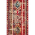 thumbnail image 3 of Unique Loom Yellowstone Sedona Rug Cherry Pink/Blue 5' 1" x 8' Rectangle Striped Bohemian Perfect For Living Room Bed Room Dining Room Office, 3 of 8
