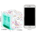 thumbnail image 2 of Unicorn Digital Alarm Clocks For Girls, Led Night Glowing Cube Lcd Clock With Light Children Wake Up Bedside Clock Birthday Gifts For Kids Women, 2 of 5