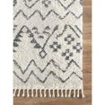 thumbnail image 3 of Abani Willow 5'3"W x 7'6"D WIL100A Moroccan Tribal Print Black and Ivory Rug, 3 of 7