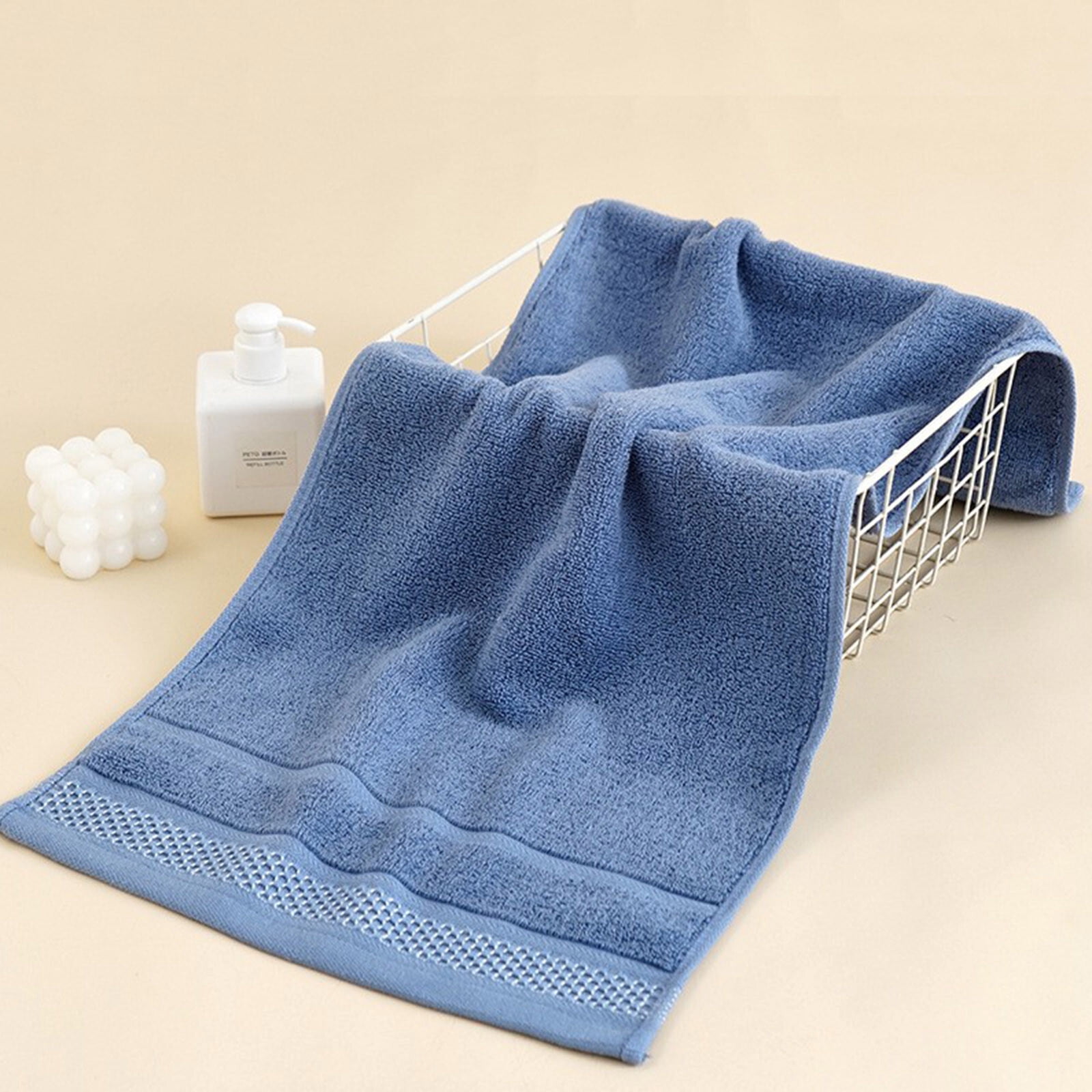 Under $5 Clearance! Bath Towel, InsCrazy 100% Cotton Towel, Thick and Soft, Quick Dry, Highly Absorbent Household Towel for Bathroom, Sport, Wash Face, Large Gift Hand Towel