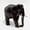 Black, variant on Handcrafted Wooden Elephant Figurine for Home Décor | Decorative Tabletop Showpiece for Living Room, Office & Shelf Display (Brown)