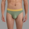 thumbnail image 2 of khonts,Men's Enhancing Jockstrap Briefs Athletic Supporter Big Ball Pouch Backless Underpants Green XXXL, 2 of 4