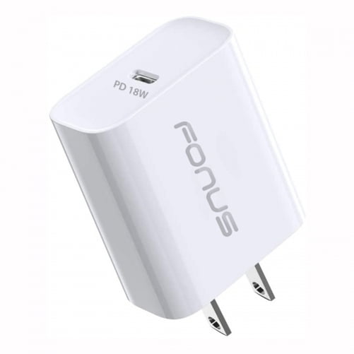 PD Type-C 18W Fast Home Charger for TCL 20S, 20 SE, 10 5G UW, Pro 5G Phones - Quick Power Adapter Travel Wall