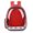 Red, variant on Pet Portable Cat Transparent Space Bag Backpack For Dogs,Grey
