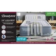 Beautyrest® LUXA REST™ 24 Queen Raised Air Mattress with Integrated Headboard, Auto Shut-Off Built-in Pump