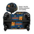 thumbnail image 4 of Fotbe Funny Steam Train Luggage Cover Protector,Suitcase Protector,Scratch and Dirt Resistant,Fits 18-32 Inch Luggage-Small, 4 of 9