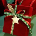 thumbnail image 6 of YINKUU New Year Christmas Gift Box Velvet Christmas Eve Apple Decoration World Cover Plush Gift Gift Box, 6 of 9