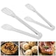 thumbnail image 5 of Pinzas para Alimentos de Acero Inoxidable Resistentes a la oxidación Anti Hot Bread Cake Steak Clip Utensilios de Cocina Buffet Barbacoa Herramienta de Cocina Ecomeon no, 5 of 6