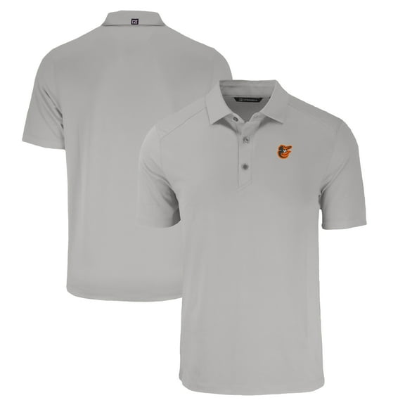 Men's Cutter & Buck Gray Baltimore Orioles Forge Eco Stretch Recycled Polo
