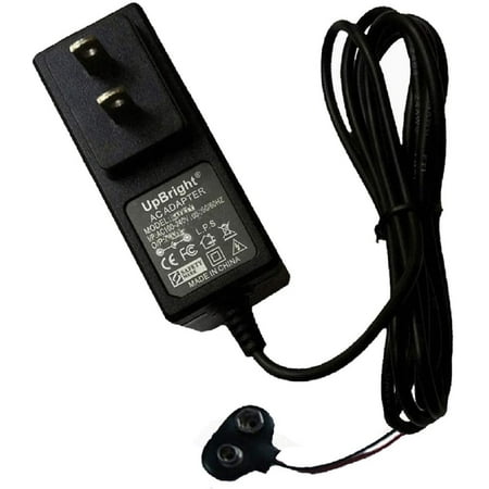 9V Battery Snap Connector & AC Adapter Compatible for RoHS 6F22 9V PP3 MN1604 9 Volt Carbon-Zinc Battery Single NACCON Battery Charger Energizer Max Alkaline Polaroid Extreme Power Supply