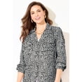 thumbnail image 4 of Catherines Women's Plus Size Modern Camp Shirt, 4 of 6