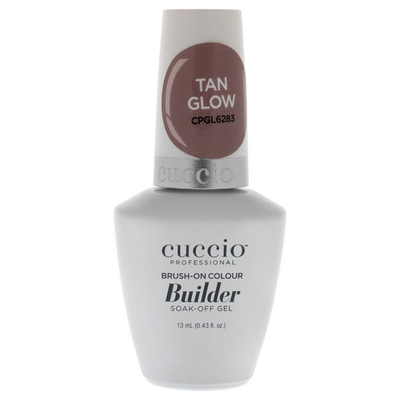 Esmalte de uñas Gel Cuccio Pro Color Builder con brocha Bronceado 0.43 oz