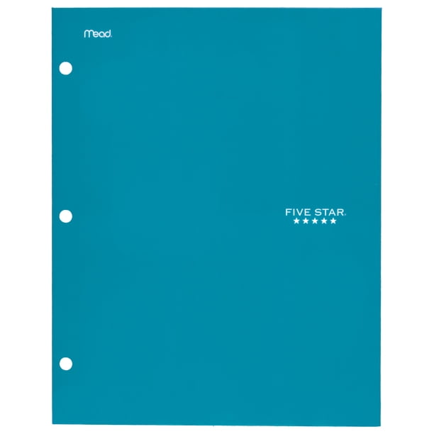 Five Star 4-Pocket Paper Folder, Assorted Colors (33585) - Walmart