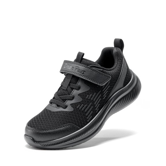 DREAM PAIRS Kids' Tennis Shoes, Lightweight Running Sneakers with Hook-and-Loop Closure, Breathable Non-Slip Athletic Shoes for Boys and Girls