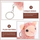 thumbnail image 5 of Llavero de alpaca, llama, lindo llavero de peluche de alpaca, lindo llavero de peluche de oveja, llavero colgante de alpaca, adornos para fiestas, 5 of 7
