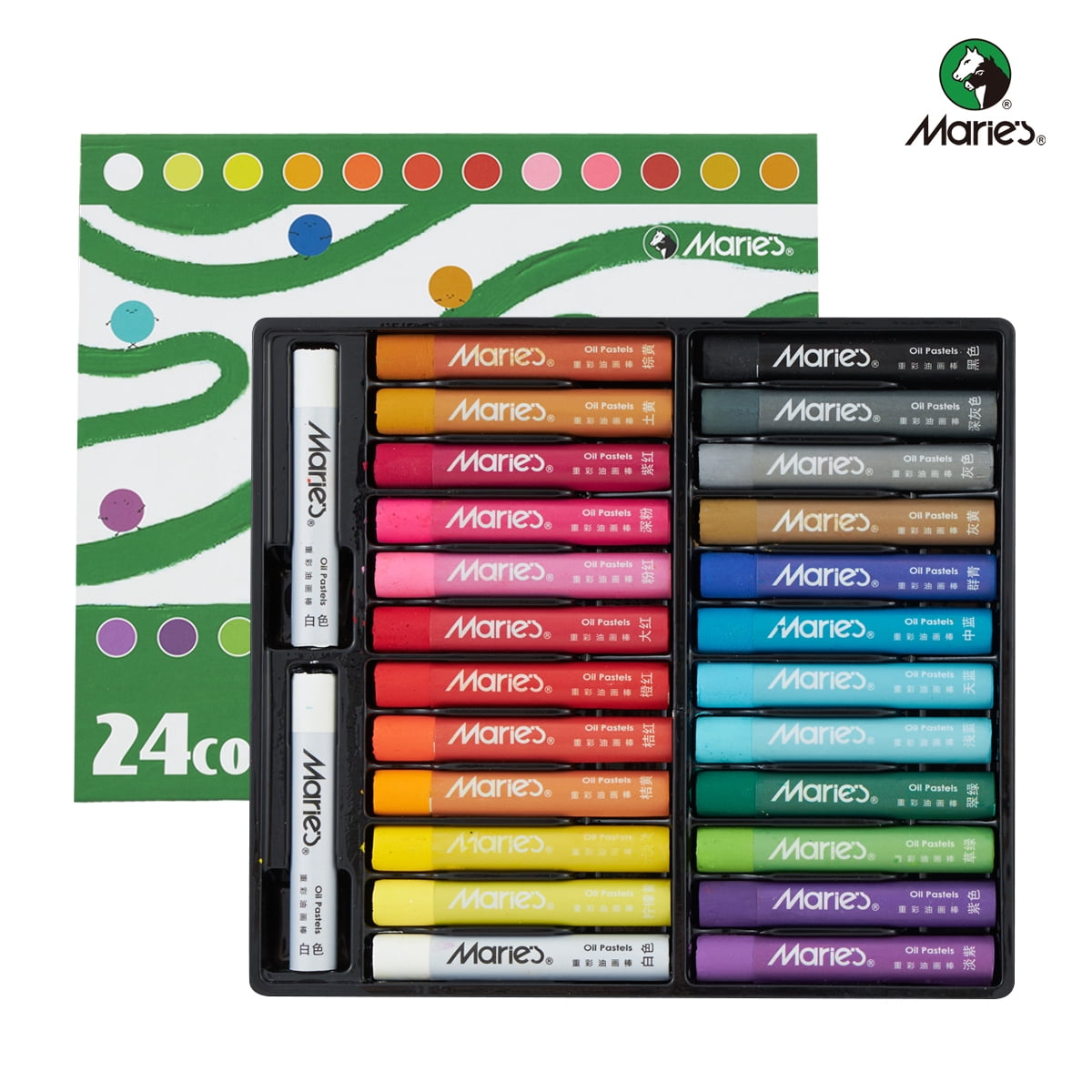 Sakura Cray-Pas Junior Artist Oil Pastels - 432 Piece Set For Kids & Artists - Non-Toxic & Blendable