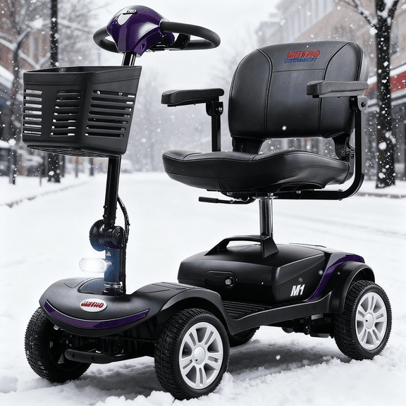 SEGMART Mobility Scooter for Seniors, Electric 4 Wheel Mobility Scooter with Long-Range ,300W, 300LBS,Portable Travel Design for Elderly & Disabled Adults