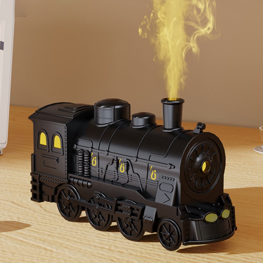 Goodhd Usb Steam Train Essential Oil Diffuser 300Ml Train Humidifier With Telecontrol-Bronze