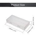 thumbnail image 2 of HUGFEGWE 2 x 18650 Battery Storage Case Holder Organizer Box Transparent 2Pcs U2536-18145, 2 of 7