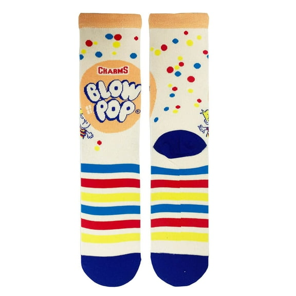 Men’s Novelty Crew Socks, Crazy Funny Cotton Dress Socks Gift - Blow Pop